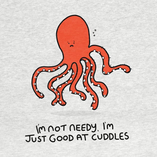 Grumpy Octopus by grumpyanimals